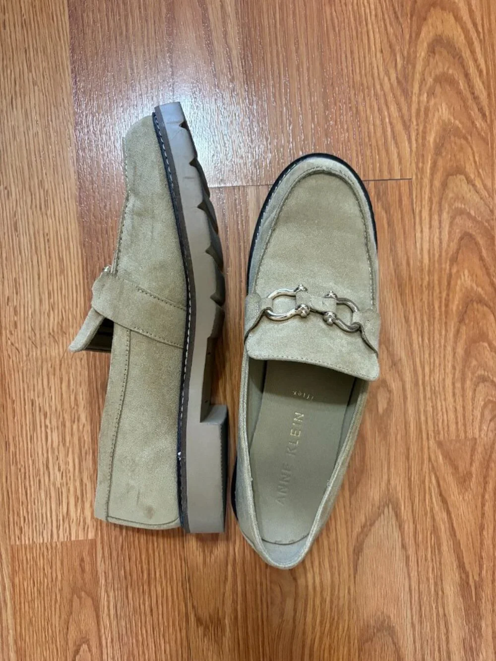 Anne Klein Tan Loafers